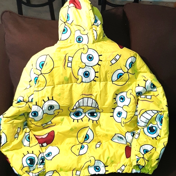 Nickelodeon Members Only SpongeBob Coat Brand NEW with Tags Men X-Large - Picture 2 of 15